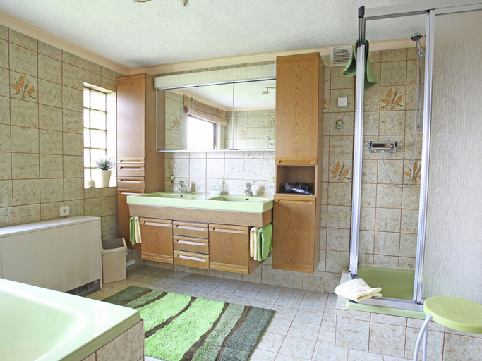 Bathroom, Apartment with terrace in the garden, Altenkirchen (Westerwald)