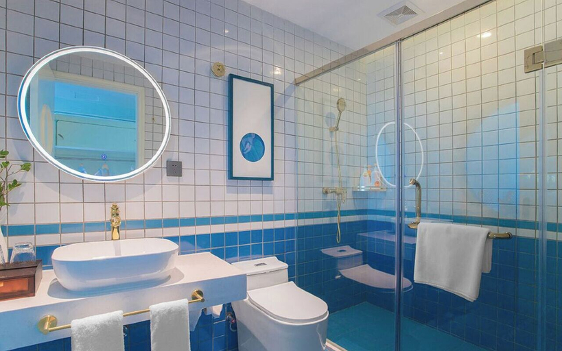 Bathroom, StarChain Ocean View Hotel (Shenzhen Yantian Seafood Street), Shenzhen