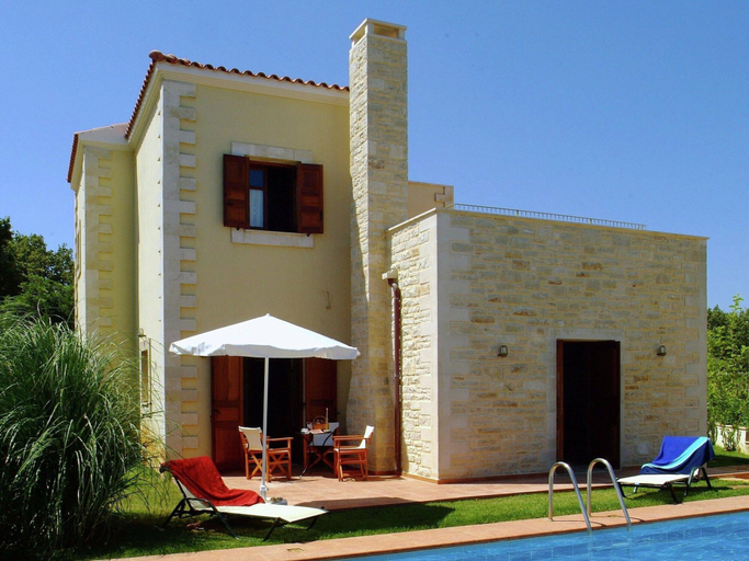 Exterior & Views 1, Villa in Prines with Cretan Sea Views, Crete
