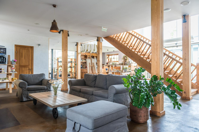Public Area, Rozmalas Hotel self check in, Bauska