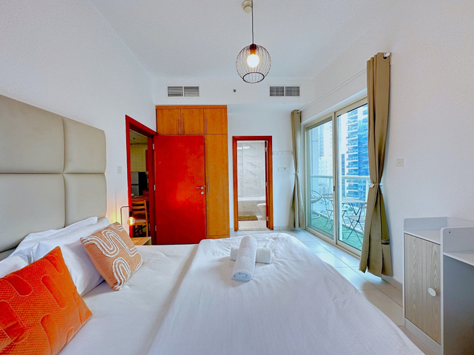 Bedroom 2, DreamLike Full Pool & Marina View, Dubai