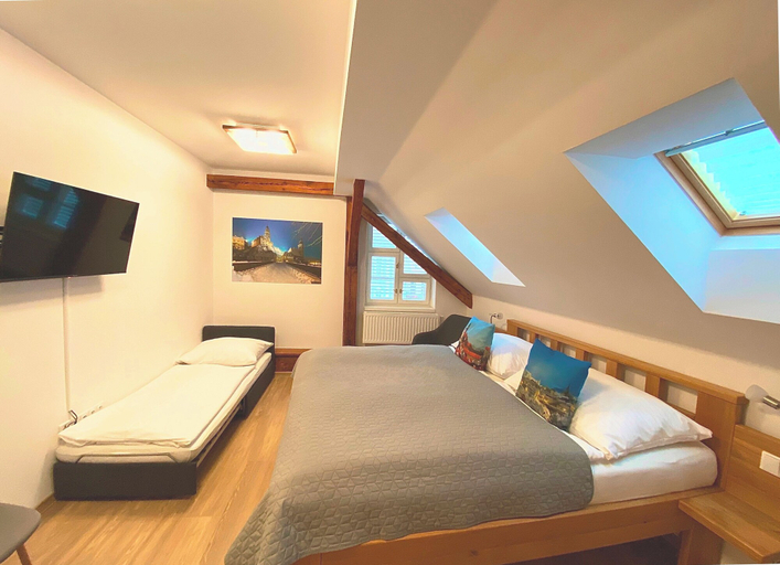 Bedroom 3, Hotel Garni Villa Areka, Český Krumlov