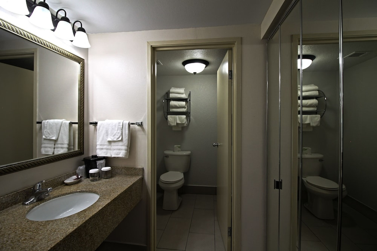 Bathroom 2, Chicago Club Inn & Suites, Dupage