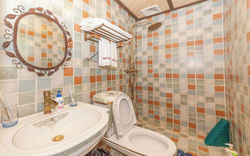 Bathroom 3, StarChain Beauty Coast Guest House (Shenzhen Guanhu Branch), Shenzhen