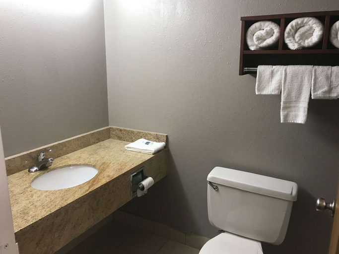 Bathroom 3, Studio 6 Suites Tupelo MS North, Lee