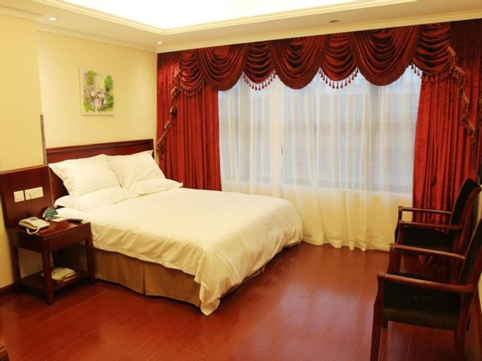 Bedroom 2, GreenTree Inn HeFei Shushan District West Changjiang Road Fengle Building Express Hotel, Hefei