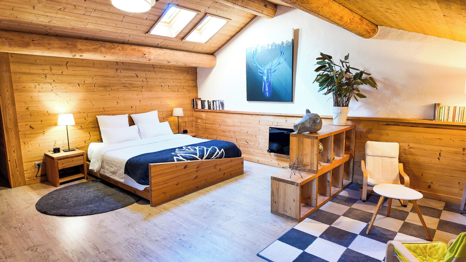 Bedroom 2, Le Grenier 1821 - Mini Chalet, Haute-Savoie