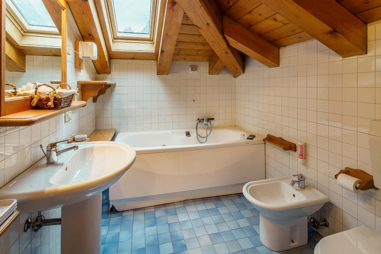 Bathroom 3, Hotel Alemagna, Belluno