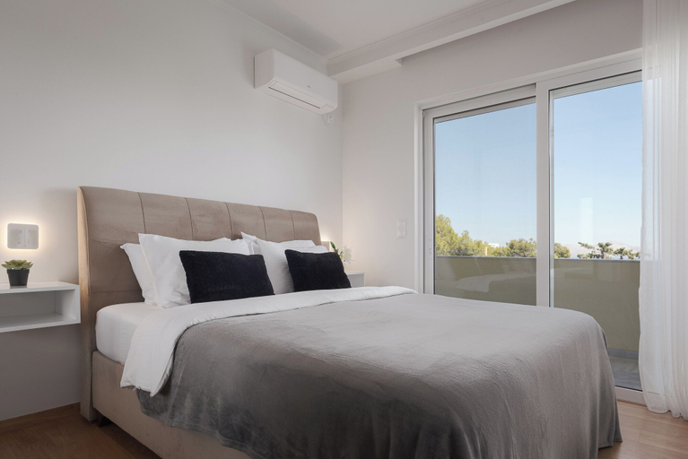 Bedroom 5, Athenian Riviera Sea View Penthouse, Attica