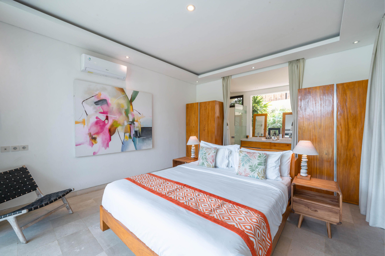 Bedroom 3, Luxury Beach Canggu : Massive Sea Views 5BR Villa Close to The Beach!, Badung