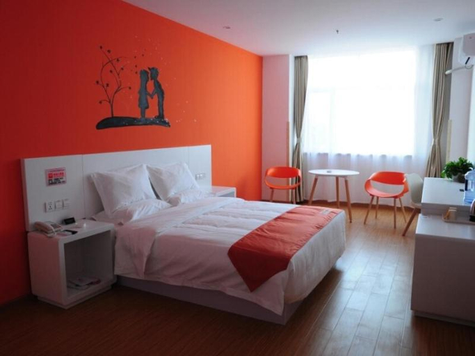 Bedroom 3, GreenTree Inn Xinzhou Dai District 108 State Road Shell Hotel, Xinzhou