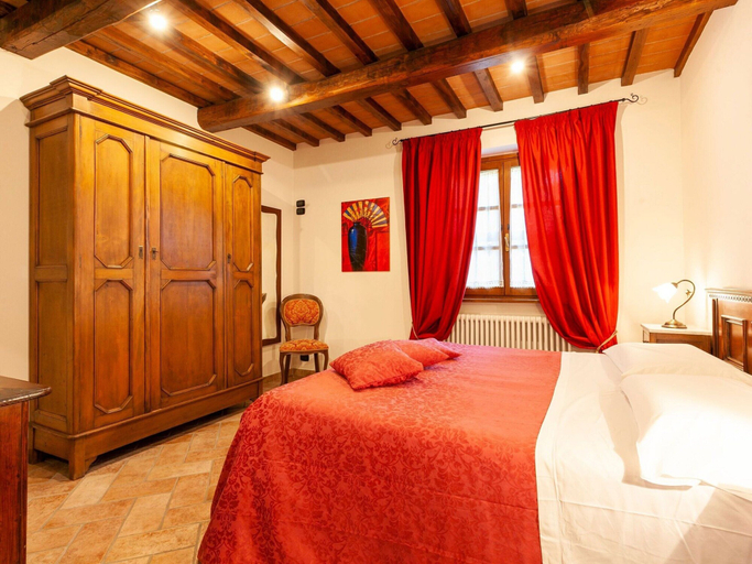 Bedroom 3, Villa in Lisciano Niccone With Pool & Nature, Perugia