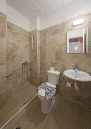 Bathroom, Simple Hotel Hersonissos Blue, Crete