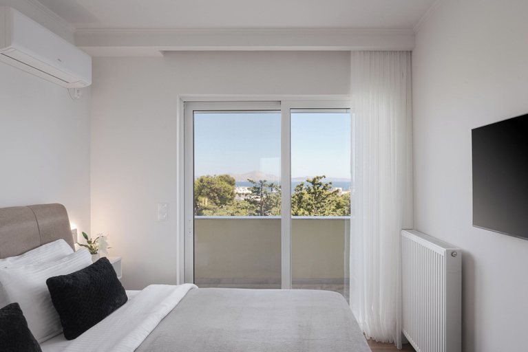 Bedroom 4, Athenian Riviera Sea View Penthouse, Attica