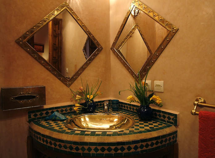 Bathroom 3, Riad Amina, Marrakech