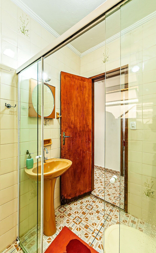 Bathroom 4, Agradável apartamento no Caiçara, Praia Grande