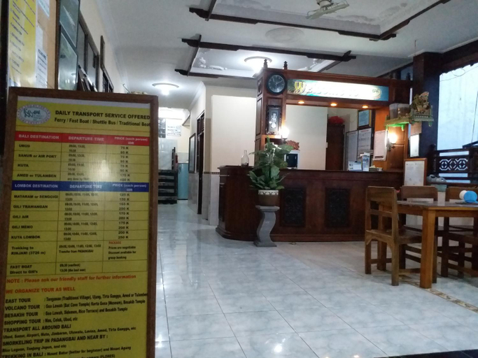 Public Area, Kembar Inn Padangbai, Karangasem