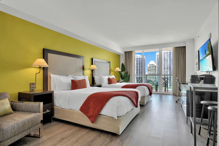 Bedroom 1, Stunning 12th Floor Studio in the Grove, Miami-Dade