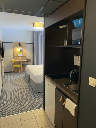 Bedroom 3, Appart hotel Odalys Lyon Bioparc, Rhône