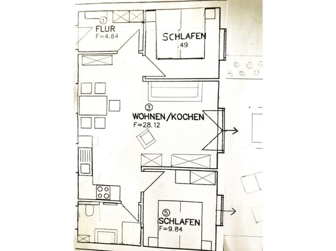 Floor plan, Fordehus Modern Retreat, Schleswig-Flensburg