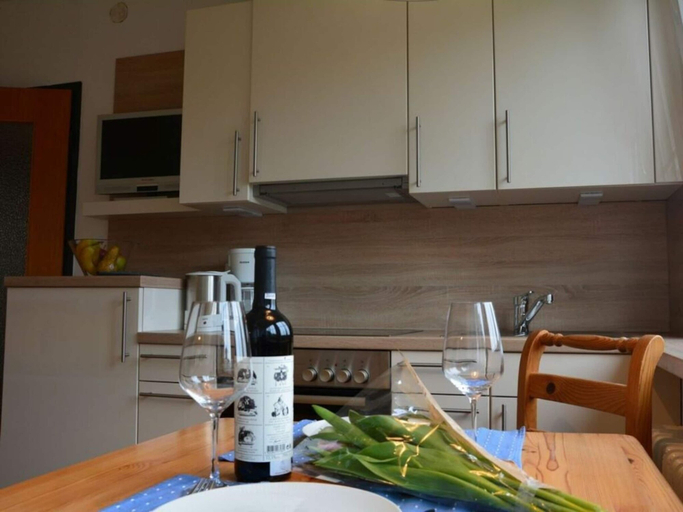 Private kitchen 4, Holiday Apartment no. 6 in Haus Pax, Nordfriesland