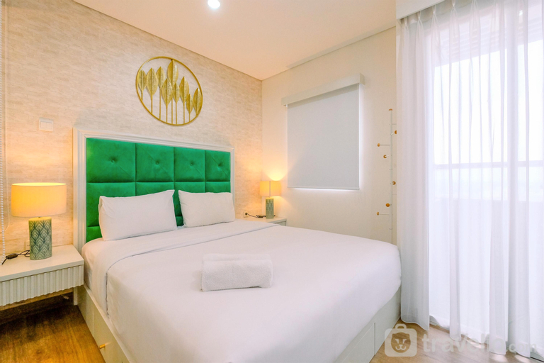 Bedroom 4, Comfortable Studio Apartment at Atlanta Residences By Travelio, Depok