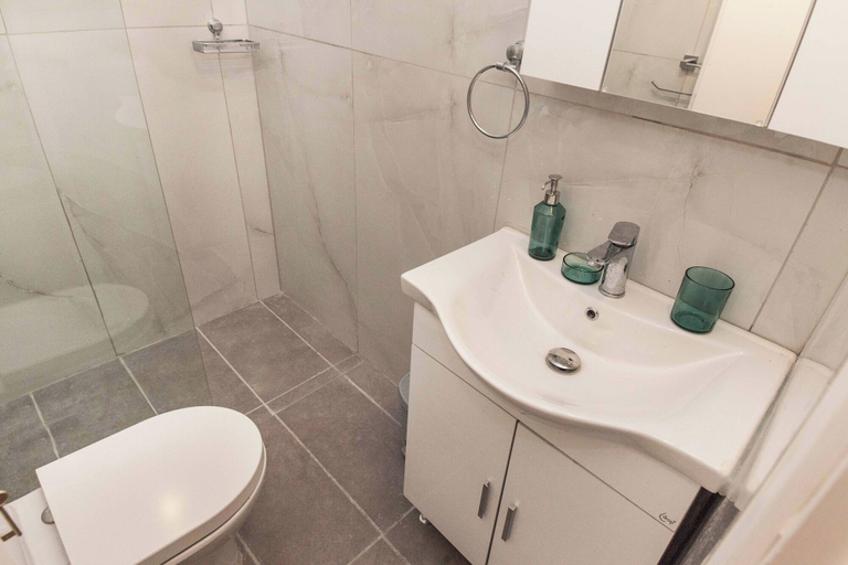 Bathroom 4, Fresh Exarcheia Studio w Balcony & Style, Attica