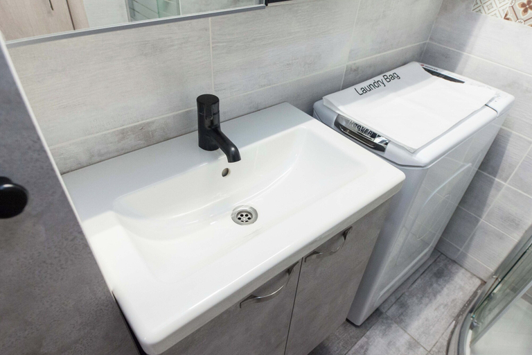 Bathroom 3, Fresh 1 Bd Apt w Balcony in Kato Patisia, Attica