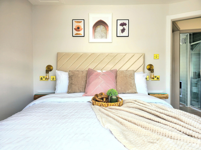 Bedroom 3, Modern Gem with free parking, Glasgow