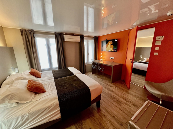 Bedroom 2, HOTEL LE RENARD, Marne