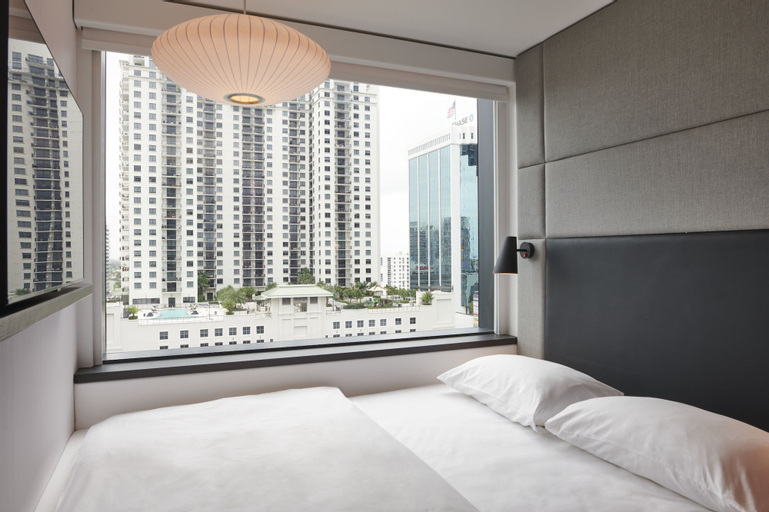 Bedroom 3, citizenM Miami Brickell, Miami-Dade