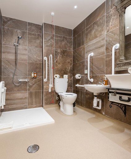Bathroom 4, The Shankly Hotel Suites, Sefton