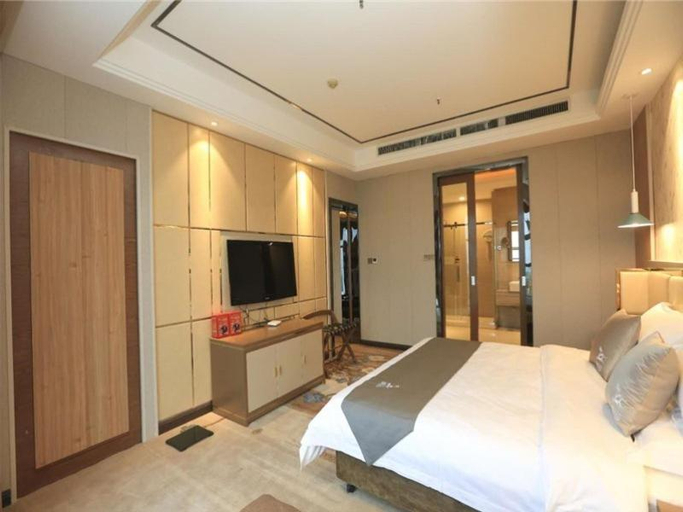 Bedroom 2, GreenTree Eastern Bengbu City Guzhen County Century Hotel, Bengbu