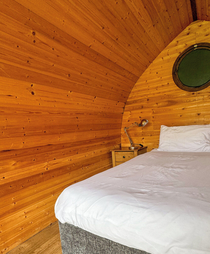 Bedroom 3, Rodway Hill Eco Pod Hotel, Gloucestershire