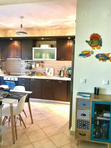 Kitchen 2, Villa Fourka on the beach, Central Macedonia