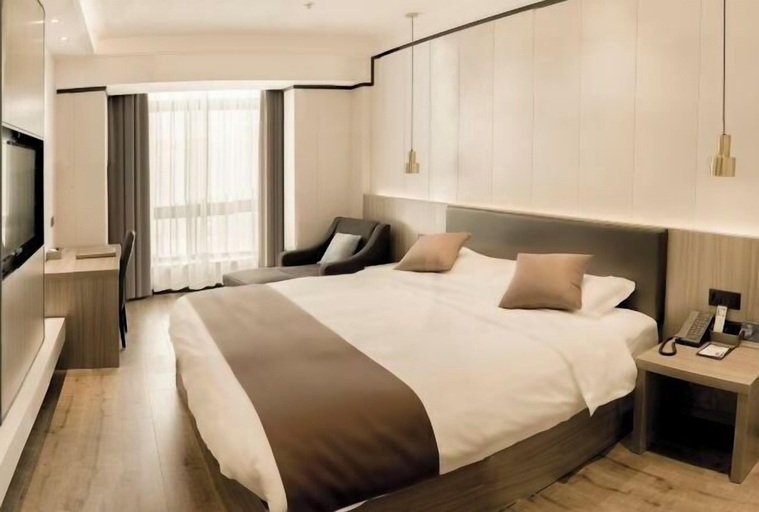 Bedroom 1, GYA Hotel (Yancheng Wengang Road High-speed Railway Station), Yancheng