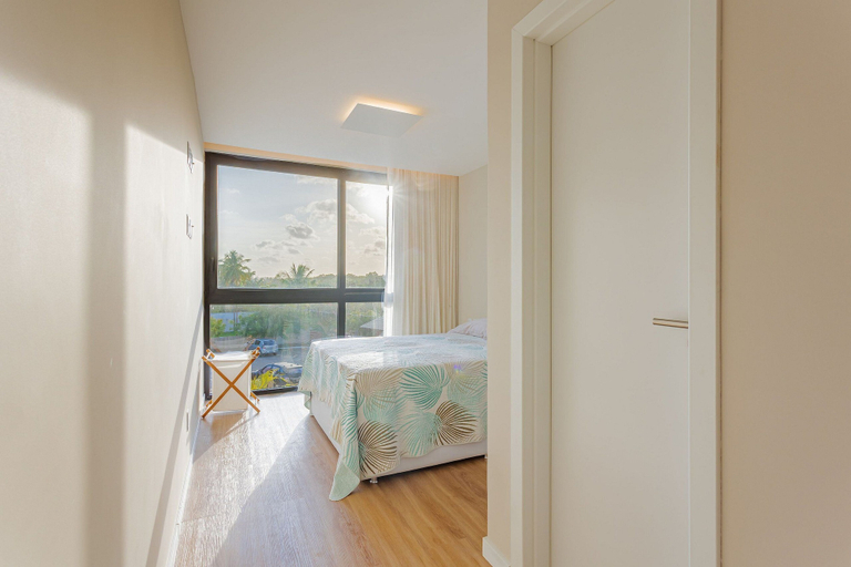Bedroom 3, IT38 Duplex Decorado - Pé na Areia, Camaçari