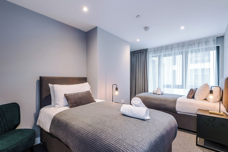 Bedroom 2, Hilltop Serviced Apartments-Sheffield, Sheffield