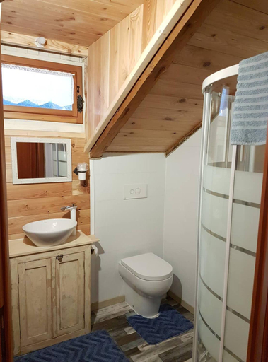 Bathroom, B&B ABETE BIANCO, Belluno