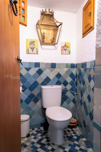 Bathroom 4, Dar Dauia, Chefchaouen