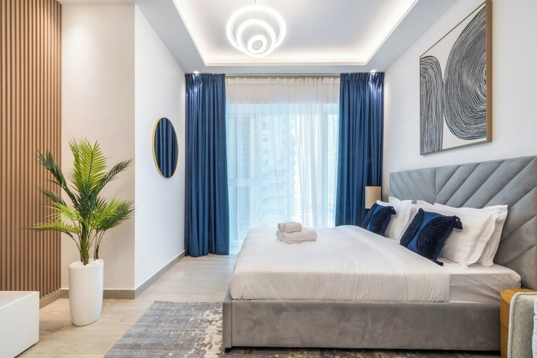 Bedroom 4, Elegant studio in Me Do Re Tower, Dubai