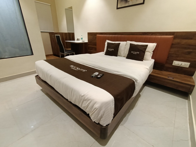 Bedroom, Hotel Moon Lite Residency Marve Malad, Mumbai Suburban