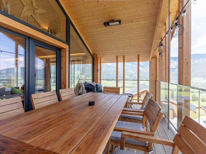 Dining 3, Luxury Chalet With Pool and Sauna Near Ski Lift, Liezen