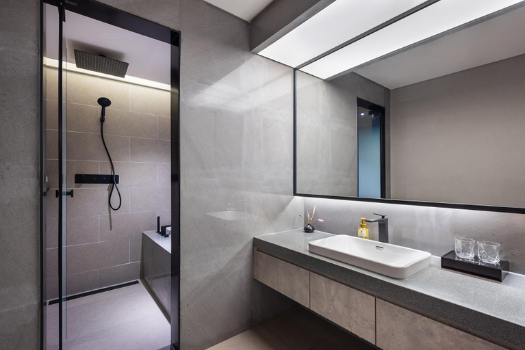 Bathroom 5, Crystal Orange Hotel Qingdao Jimo Heshan Road, Qingdao