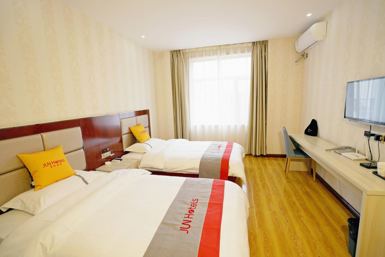 Bedroom 2, JUN Hotels Gansu Jiayuguan Jingtie District Guanghui Community, Jiayuguan
