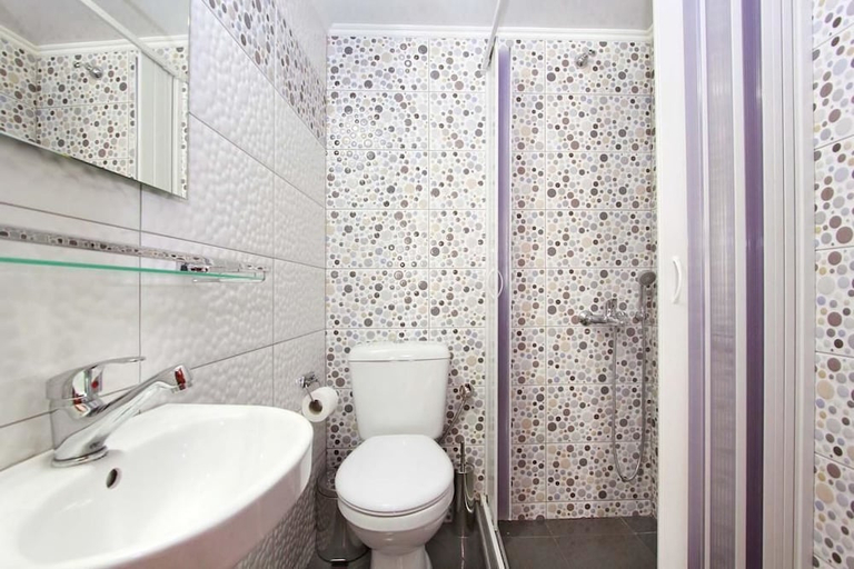 Bathroom 3, Ideon Hotel, Crete