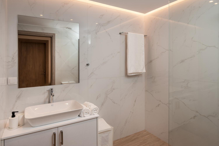 Bathroom 2, Thyme Sea View Apartments by 8essentially, Crete