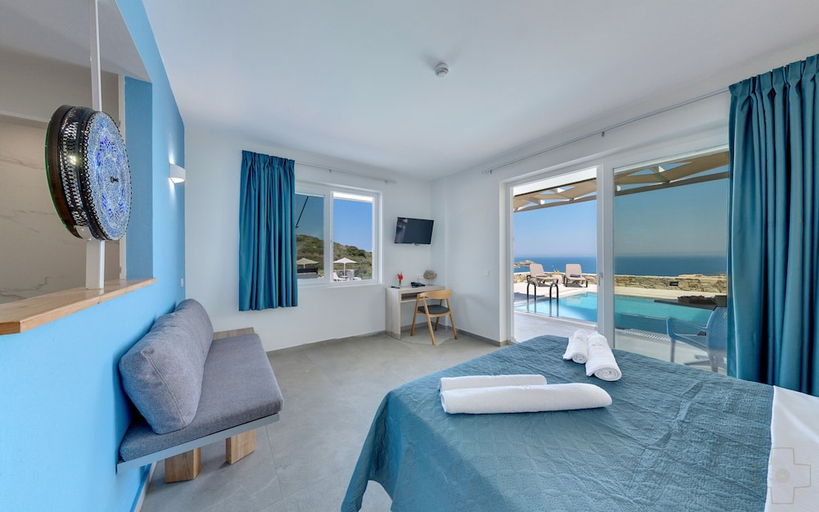 Bedroom 2, Spiros Soula Hotel, Crete