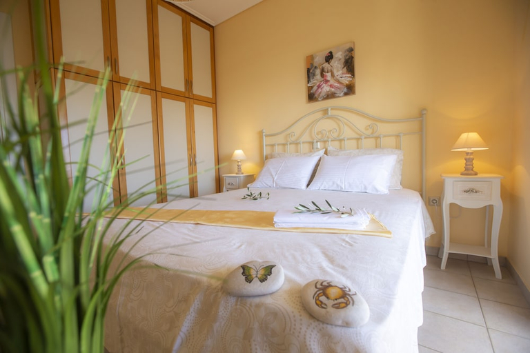 Bedroom 3, Barbati Bay Apartments, Ionian Islands