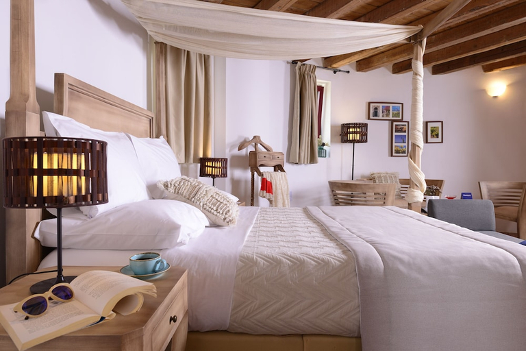 Bedroom 5, Varos Village Boutique Hotel, North Aegean